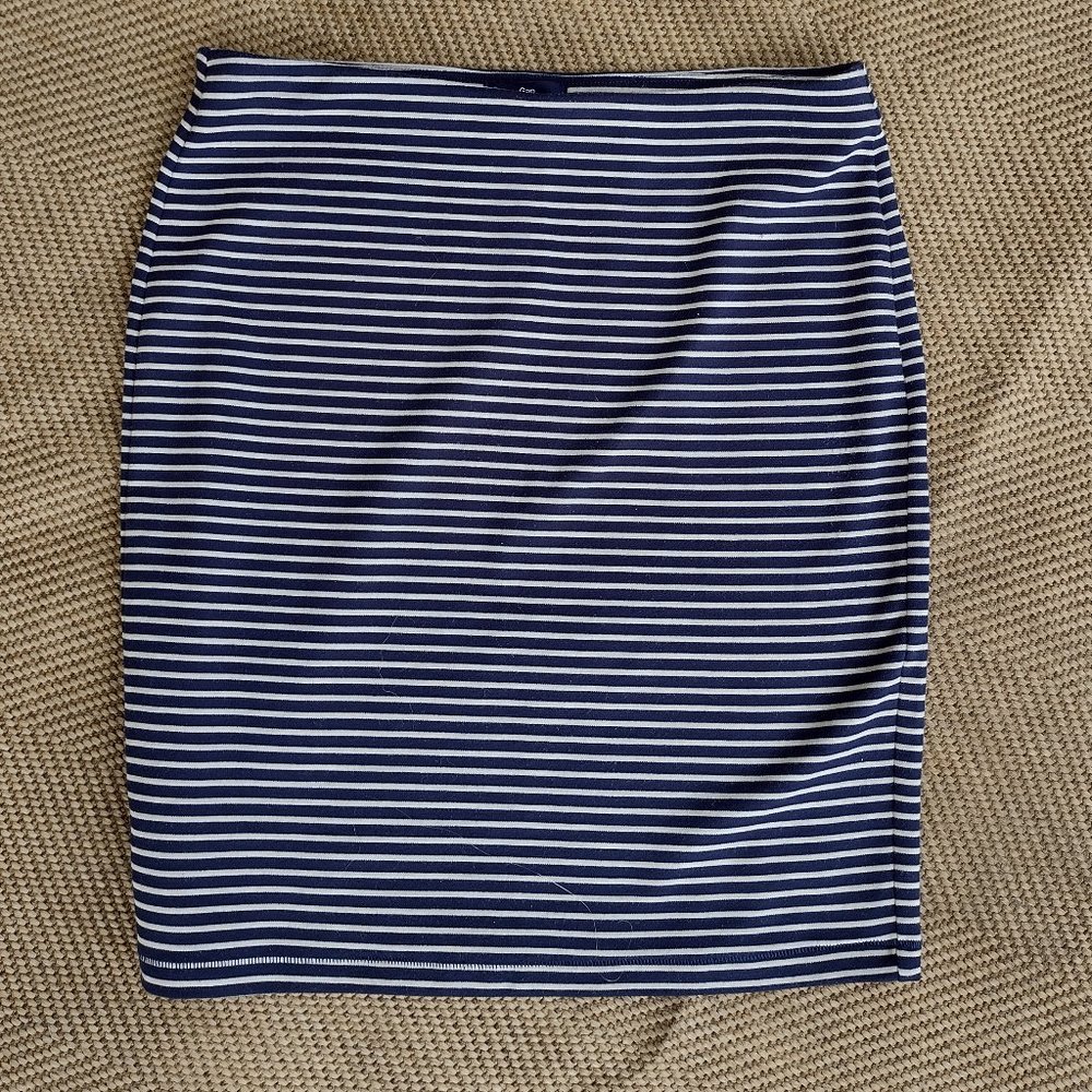 GAP l Blue and White skirt